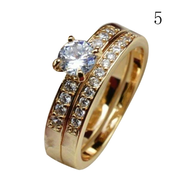 Anillos de compromiso de esponsales para hombres y mujeres Anillo de diamantes de tipo geométrico Wmkox8yii fajkfhkj1697