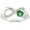 May, variant on Infinity Promise Ring 925 Sterling Silver Mother of An Angel Ring with September Birthstone Mothers Jewelry for Women Size 6