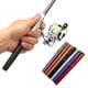 thumbnail image 5 of Caña de pescar 1 M / 1.4 M Bolsillo plegable caña de pescar carrete Combo Mini pluma caña de pescar Tomshoo  Caña de pescar, 5 of 7