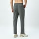 thumbnail image 4 of Pantalones largos casuales de color liso para hombre, con cintura elástica y bolsillos, de nailon, 4 of 4