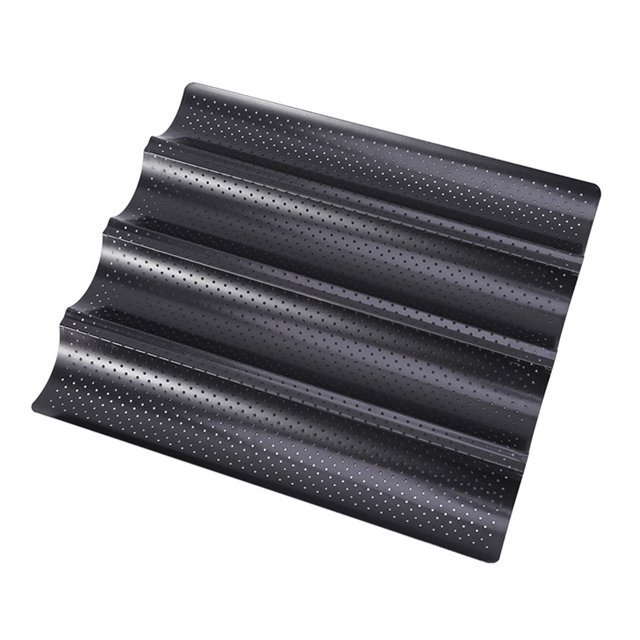 OULII 1Set Heat Efficient Non-stick Baking Pan Carbon Steel for Home Bakers