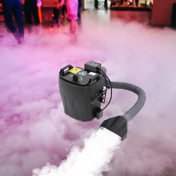 DJ Stage Effect Dry Ice Machine 3500w Low Smoke Machine for Wedding Party Black