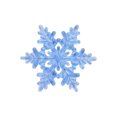 thumbnail image 2 of Adornos translúcidos azules de copo de nieve para árbol de Navidad - Conjunto de colgantes acrílicos coloridos para decoración navideña, fiesta y boda, 2 of 6