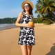 thumbnail image 3 of Balery Panda Vestidos de verano para mujer con estampado: vestido holgado sin mangas, vestido playero informal y cómodo para días calurosos., 3 of 7