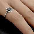 thumbnail image 4 of Classic Oxidized Sunflower Nature Ring .925 Sterling Silver Band Jewelry Female Male Unisex Size 8, 4 of 4