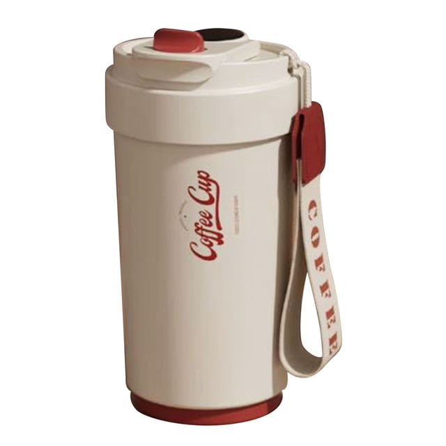 LSLJS 316 Food Grade Stainless Steel Vintage Smart Ceramic Lined Coffee Mug Insulated Mug Sport Mug, Cups