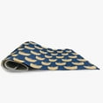 thumbnail image 4 of Simply Daisy 3' x 5' Dark Cobalt Blue Simple Tulip Design Spring Chenille Indoor/Outdoor Rug, 4 of 4