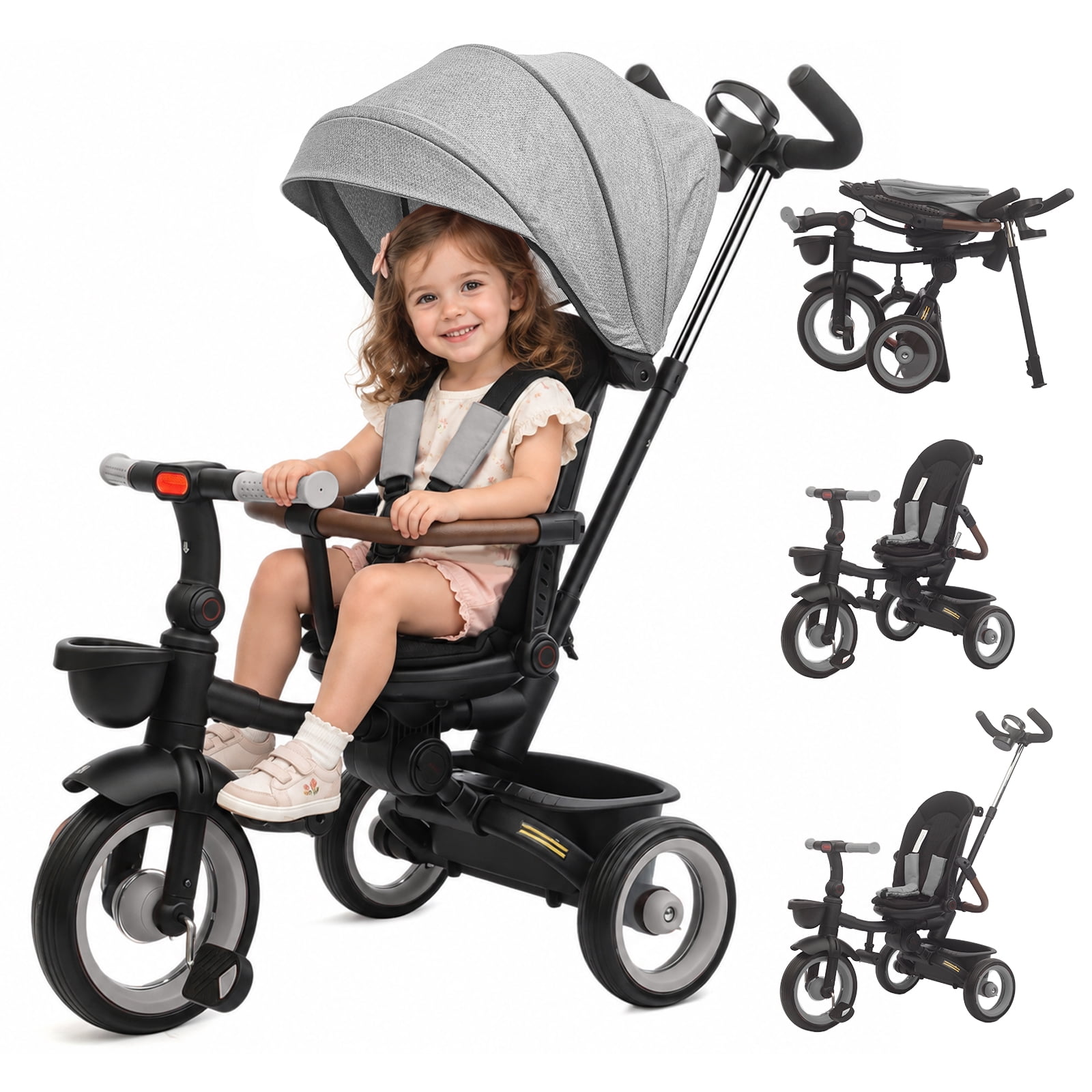 Huffy Bike: 20-inch Green/Gray Drift Trike, Three-Pedal Bicyle for