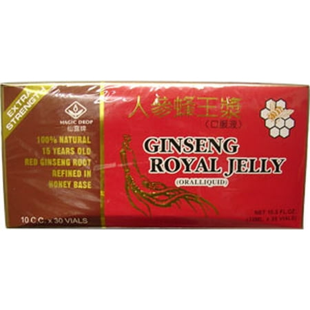 Korean Ginseng Royal Jelly - Globle Ginseng Royal Jelly - Oral Liquid In Vials (10ml x 30vials)