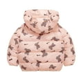 thumbnail image 6 of Godderr Baby Toddler Winter Cartoon down Coats Jackets for Gorls Boys Autumn Hooded Fleece Outwears with Zipper 3M-4Y Autumn Newborn Thicken Snowsuit, 6 of 9
