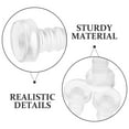 thumbnail image 3 of unbranded 100Pcs Clear Glass Table Top Anti Slip Pads Soft Transparent Bumpers for Furniture Protection, 3 of 8
