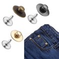 thumbnail image 2 of Tnarru 200pcs Nails Rivets Round Rivets Snap For Brodequin Decoration Jeans Shoes Hats 8mm, 2 of 8