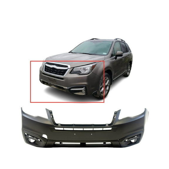 DCP Primed Front Bumper Cover Fascia for 2017-2018 Subaru Forester 2.5i Sport
