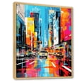 thumbnail image 2 of Designart "Pop Art Berlin II" Cityscapes Floater Framed Wall Art Print, 2 of 7