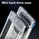 thumbnail image 3 of Carcasa para Disco Duro SSD de 2,5 Pulgadas SATA A USB 3.1 Tipo C de 4 TB, Carcasa Transparente para Disco Duro Externo, Apto para UASP SATA III para Ordenador Portátil, 3 of 5