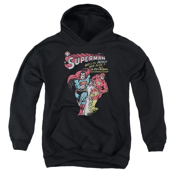 Jla - Fastest - Youth Hooded Sweatshirt - X-Large