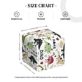 thumbnail image 4 of Zufioo Dinosaur Tissue Box Cover, Tissue Box Cover Holder Square PU Leather for Bathroom Vanity, Countertops, Dressers, Night Stand, Parlors and Offices, 4 of 7