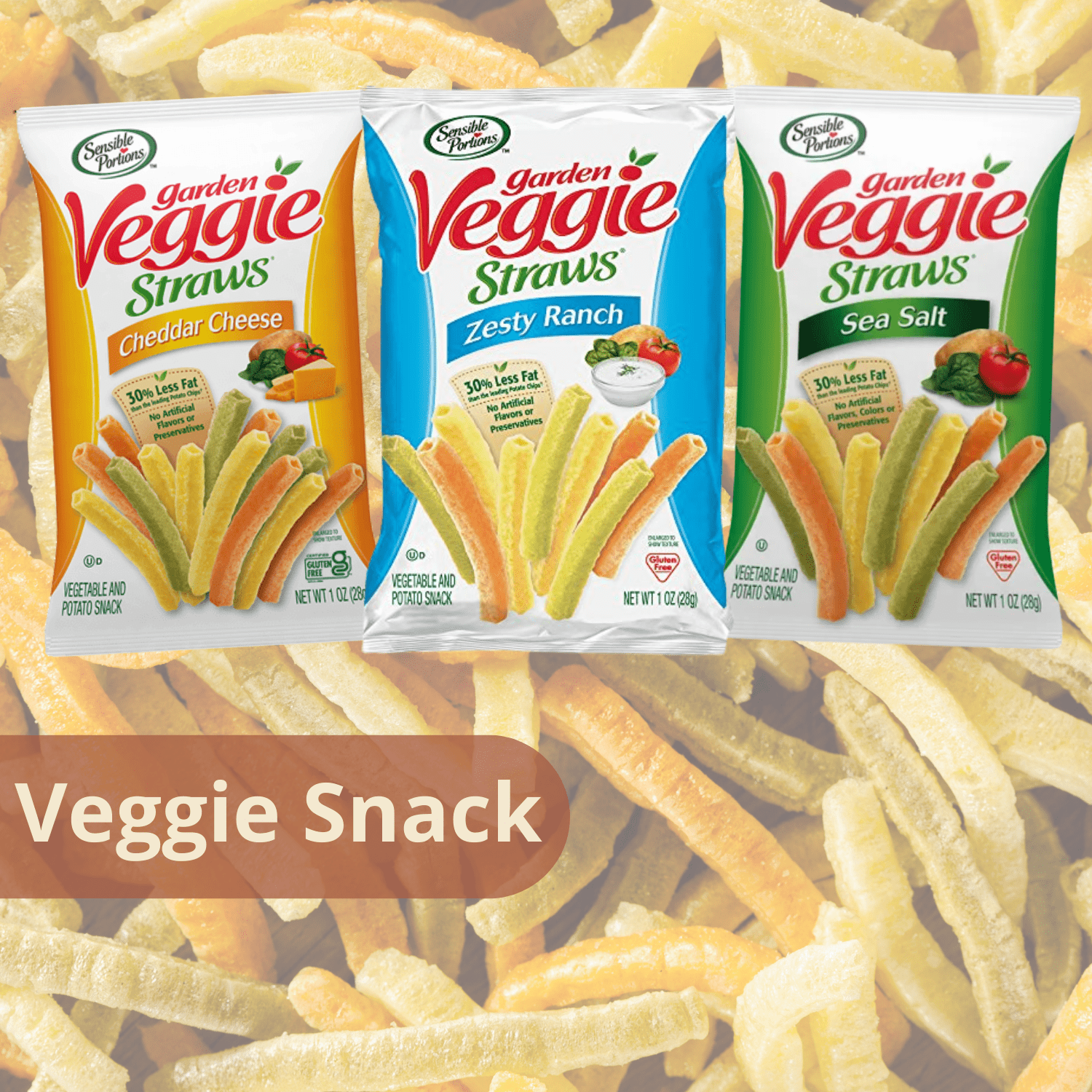 Sensible Portions Garden Veggie Straw Variety Pack (30 pk.)