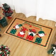 thumbnail image 4 of Christmas Door Mat Vintage Cute Gnome Pattern Kitchen Mat Indoor Thanksgiving Floor Mat Kitchen Mat Non Slip Scratch Absorbent Snow Kitchen Mat Door Mat Crystal Velvet 30" X 17", 4 of 6