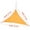 Orange, variant on Taotanxi Sunshade Canopy, Outdoor Sunshade Triangle Canopy Sunscreen High-Grade Outdoor Cover Awning Waterproof Sun Sail Shade(9.8×9.8×9.8Ft) (Orange)