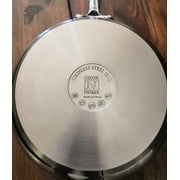 Cook N Home Pots and Pans Stainless Steel, 8-Piece Induction Pot Kitchen Cookware Set, Silver, Oven Safe