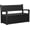 Black, variant on Joxxoaa 80 Gallon Storage Bench Deck Box for Patio Storage, Front Porch Decor and Outdoor Seating – Perfect to Store Garden Tools and Pool Floats.( Black Stripe)