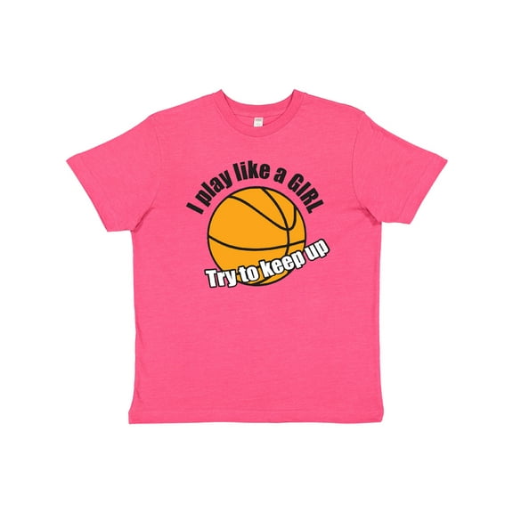 Inktastic I Play Like a Girl... Try to Keep Up Youth T-Shirt