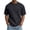 18#Black, variant on Waffle Knit Shirts for Men Solid Color Crewneck Shirt Short Sleeve Casual Beach T Shirt Soft Lightweight Breathable Summer Top Loose Fit Clothes for Men Dark Green M