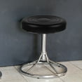 thumbnail image 3 of Raindrops Coussins de Tabouret Ronds Confortables Éponge Haute Densité Noire 1ensemble, 3 of 7