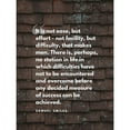 thumbnail image 3 of ArtsyQuotes 12x14 Black Modern Framed Museum Art Print Titled - Samuel Smiles Quote: Difficulty, 3 of 5