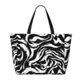 thumbnail image 2 of Naloa Leopard And Zebra 2 Large Capacity Beach Bag, Waterproof Sandproof Beach Swim Pool Bag Tote Bag for Women, 2 of 7