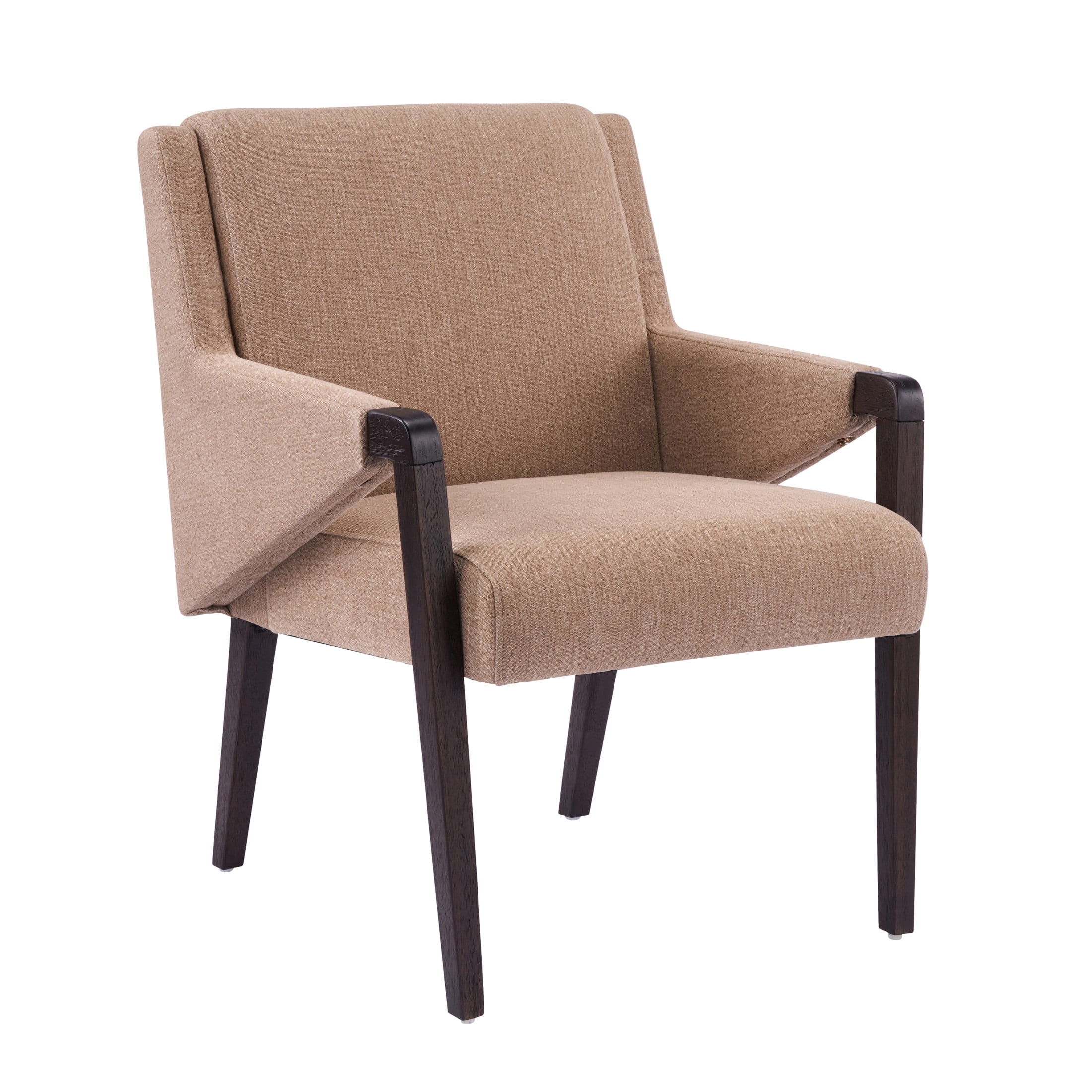 Christopher Knight Home 7-Piece Modern Espresso Oval Dining Table and Light Brown Upholstered Chairs