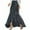 Navy, variant on Horkkom Boho Skirts for Women High Waist Pleated Maxi Skirts Summer Causal Loose Long Skirts L
