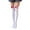 White+red, variant on Holzlrgus Women's Satin Bow Stockings Thigh High Over Knee Stockings