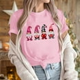 thumbnail image 4 of Valentines Tops for Women Cute Gnome Graphic Tees Round Neck Short Sleeve Blouse Valentine Teacher Shirt Spring Blouses for Women 2026, 4 of 7