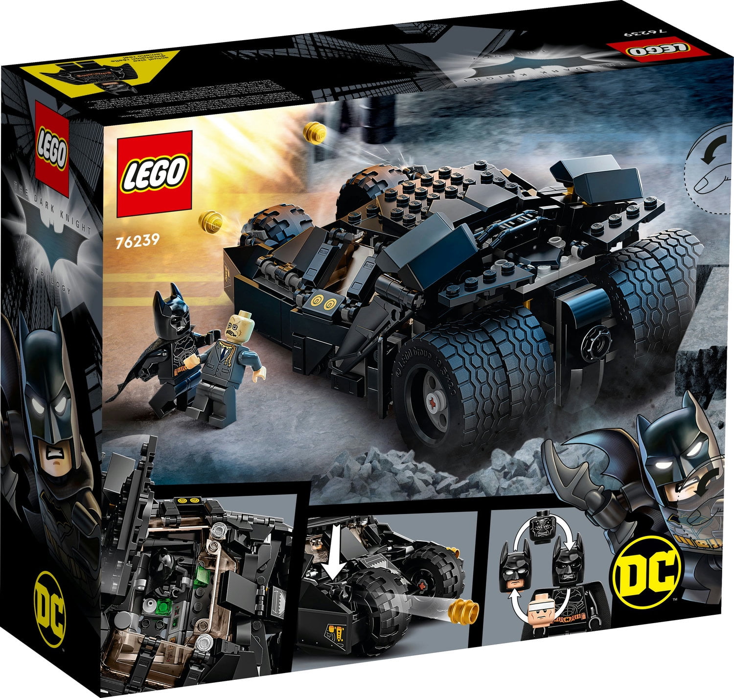 Rent LEGO set: LEGO® DC Batman™ Batmobile™ Tumbler at Lend-a-Brick