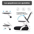 thumbnail image 3 of Silla De Oficina Escritorio Ergonómica Giratoria Ejecutiva Color Negro Material Del Tapizado Algodón, 3 of 7