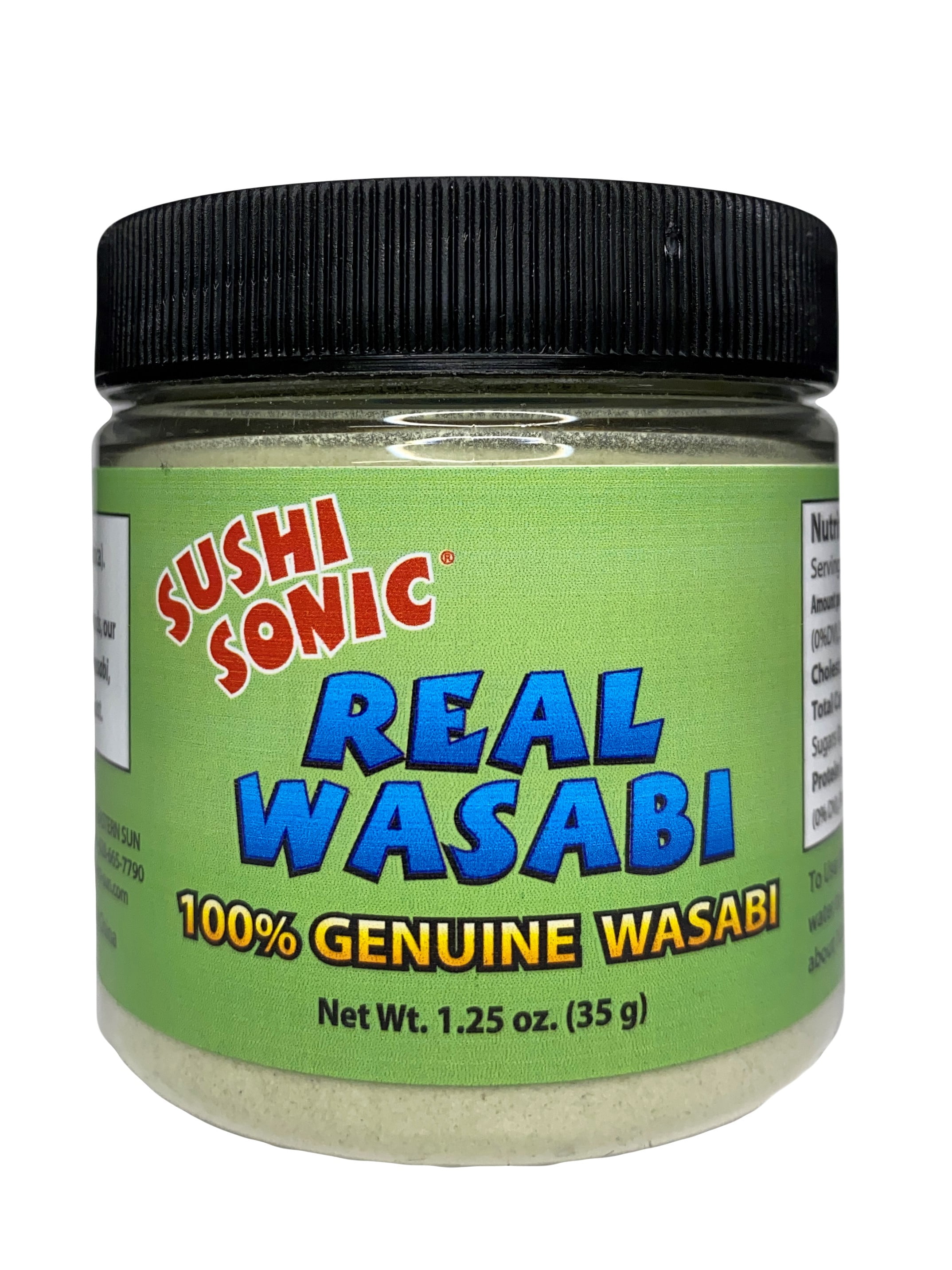 Sushi Sonic 100 Real Wasabi Powder, No Fillers, Vegan, NonGMO, Use