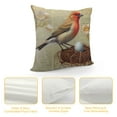 thumbnail image 4 of Nawypu  Throw Pillow Cover Bird on The Branch Accent Red Decorative Cushion Case Cute Pillowcase for Sofa Couch Forest Wildlife Egg Yellow Red, 4 of 5