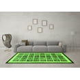 thumbnail image 3 of Ahgly Company Indoor Round Abstract Green Modern Area Rugs, 7' Round, 3 of 4