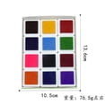 thumbnail image 2 of 12-Color Washable Finger Paint Kit for Kids - with Activity Book, Safe and Non-Toxic, Great for Art Projects, 2 of 6