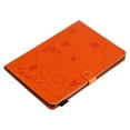 thumbnail image 5 of Dteck Case For Apple iPad 9th Generation 10.2-inch 2021,Magnetic Leather Cat Patterned Wallet Card Holder Smart iPad 8th/7th Gen 10.2" Case Folio Stand Protective Automatic wake/sleep Cover,Orange, 5 of 8