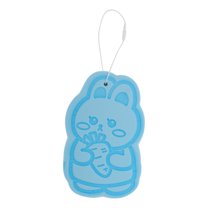 Unique Bargains 1 Pc Rabbit Bath Sponge Body Scrubber Blue