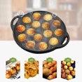 thumbnail image 2 of Parrilla para Bandeja Hornear Cgtredaw Takoyaki Hierro Fundido 15 Orificios Antiadherente, 2 of 9