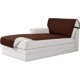 thumbnail image 2 of Funda Sofá Chaise Lounge Reversible con Correa Elástica Ajustable, Chocolate, 2 of 5