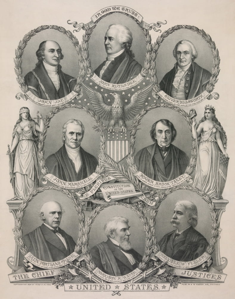 The First Eight Chief Justices Of The United States John Jay History