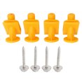thumbnail image 1 of Clip de tornillo de Base de motor, reemplazo de Clips de montaje de bandeja inferior amarilla A0019913970 para modelos Smart Fortwo W450 W451, 8 Uds., 1 of 8