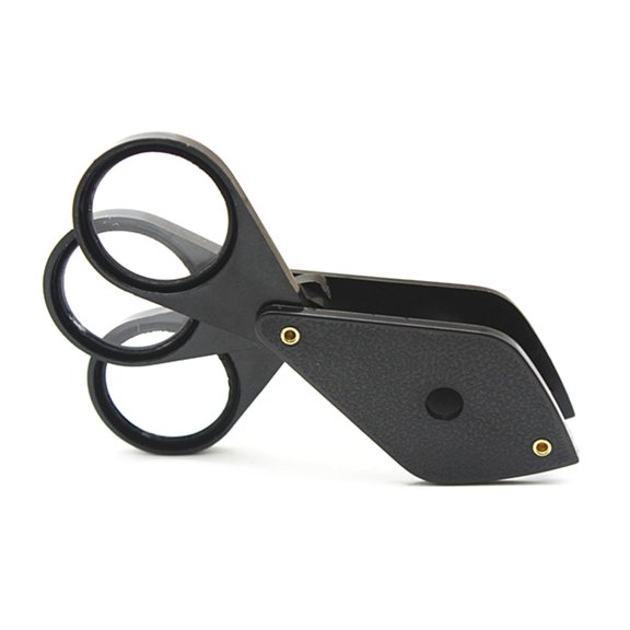 4x 8x 12x Magnifying Lens Handheld Eye Loupe Magnifier for Coins Stamp Jewelry Foldable Triple Lenses Magnifying Glass
