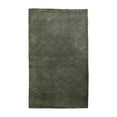 thumbnail image 3 of Rugsotic Carpets Handmade Rugs Hand Knotted Loom Rectangle 5'x8' Green Wool for Indoor Use, 3 of 9