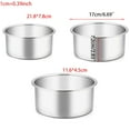 thumbnail image 5 of Cake Pans Round Tier Cake Trays Aluminum Material Healthy and Heavy Duty Easy to Clean Dishwasher Safe 3 Sizes to Choose, 5 of 10